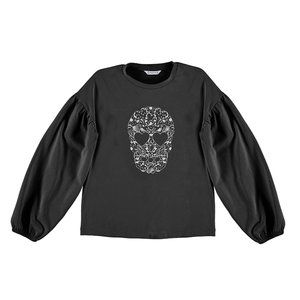 Mayoral Skull Top, Size 16, Black